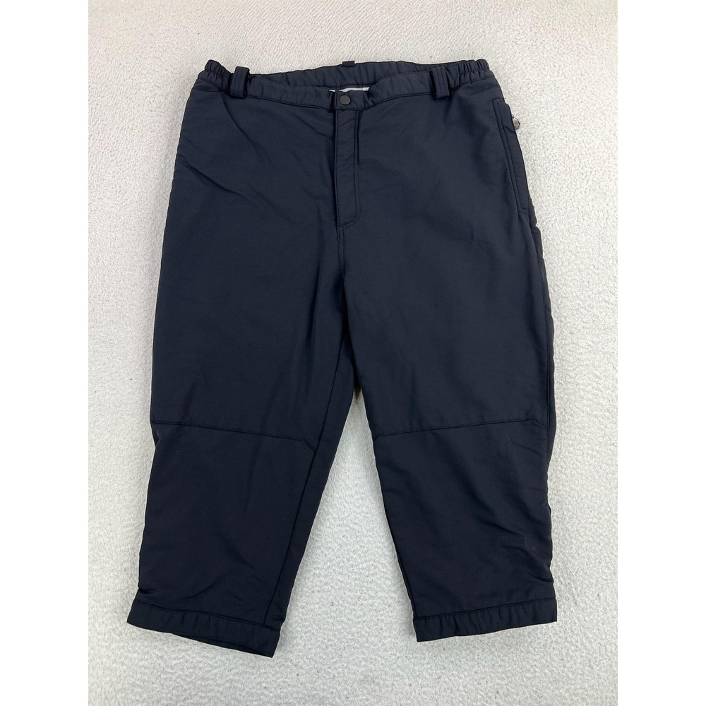 Ibex Short Snow Pants Mens 38 Black Insulated Softshell Water Resistant Knickers